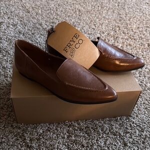 FRYE AND CO. Brown Slip-On Shoes